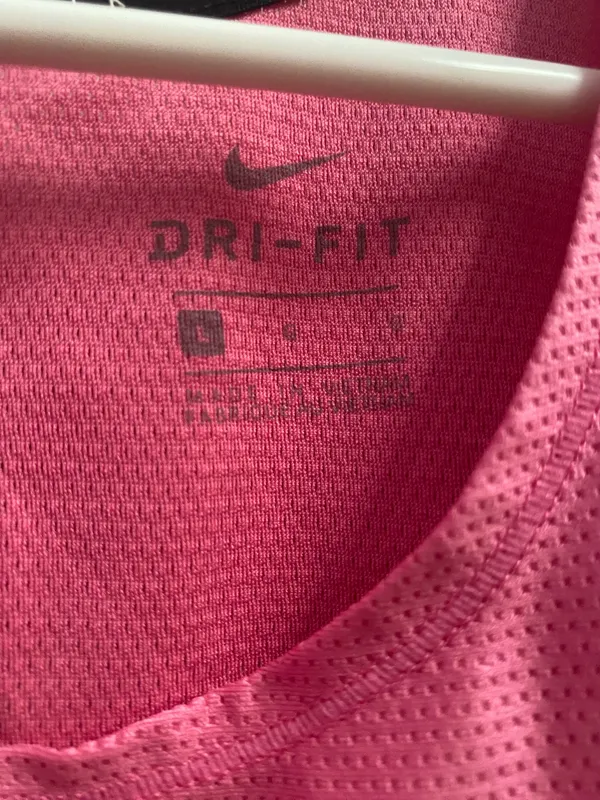 Nike Women’s Pink Activewear Crop Muscle Tank - Image 4