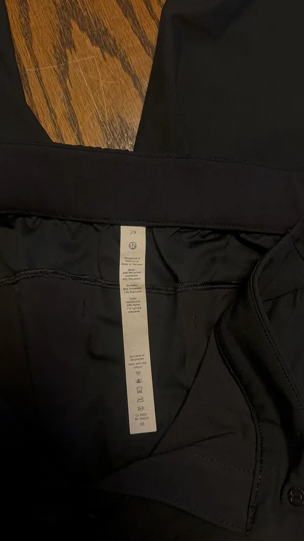 Lululemon Warpstreme High-Rise 7/8 Jogger Black Size 29 - Image 9