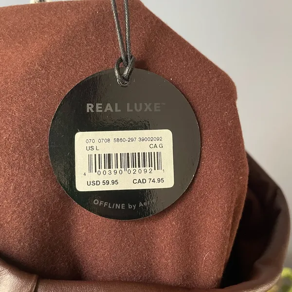Aerie Chocolate Faux‎ Leather Leggings NWT - Image 4