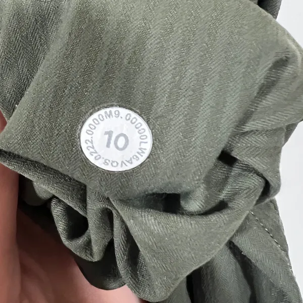 Lululemon Dance Studio Mid-Rise Cropped Pants Army Green Size 10 - Image 5