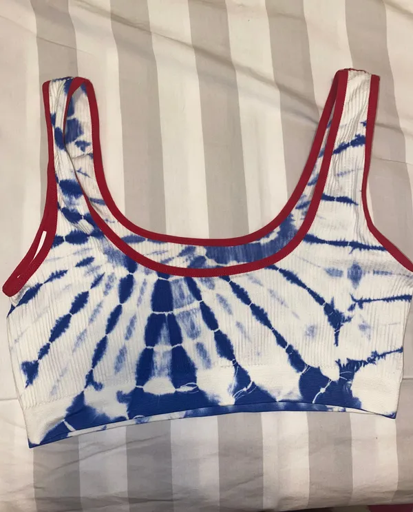 Target Red White And Blue Bralette Top - Image 2
