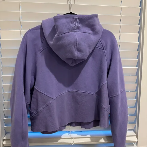 Lululemon Scuba Oversized Full-Zip Hoodie Dark Lavender - Image 2