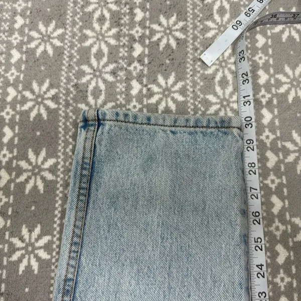 Revice Denim High Waisted Button Fly Jeans Light Wash Size 29 Minimalist Normcore - Image 11