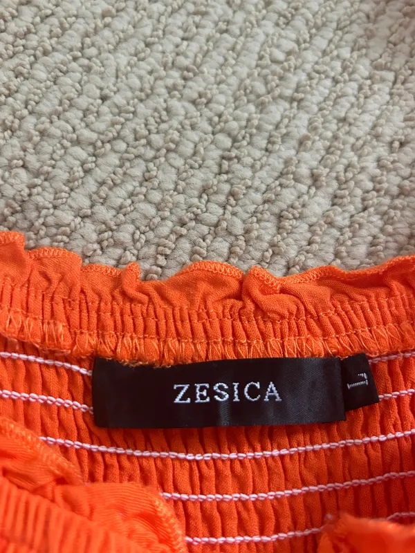 Orange Maxi Dress Size L - Image 3