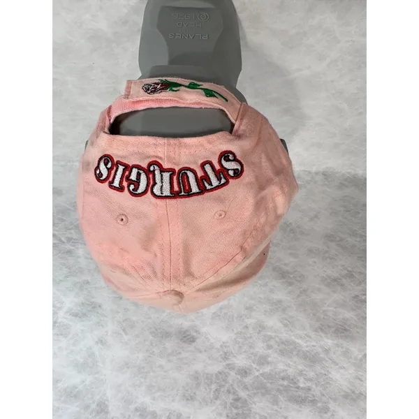 Hot Leathers Sturgis Black Hills Rally 2006‎ Hat Pink Rose Embroidered Biker Cap - Image 7