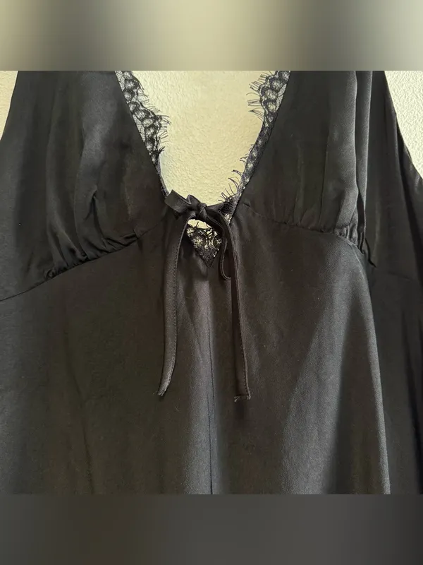 Beginning Boutique Stacy Black Maxi Dress Size 18 Like New - Image 5