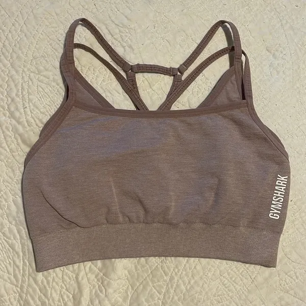 Gymshark Adapt Marl Seamless Sports Bra - Light Purple - Image 5