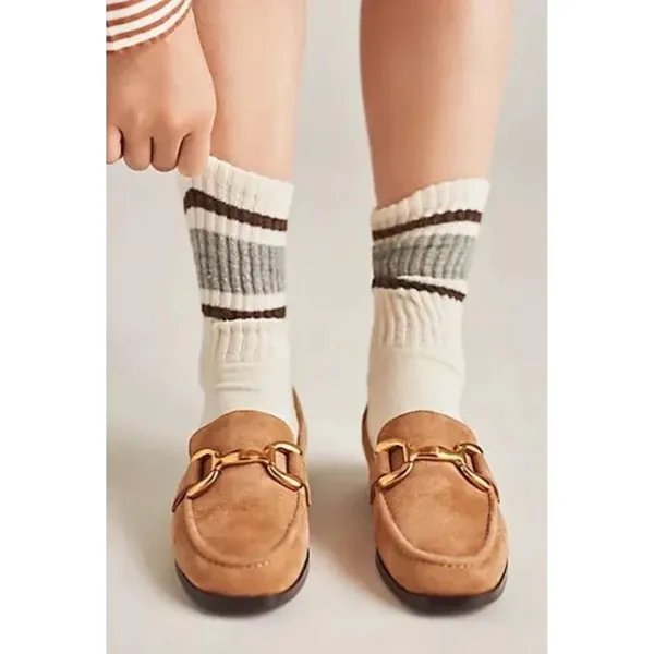 BiBi Lou Zagreb Beige Suede Horsebit Loafers Quiet Luxury Old Money Preppy Chic - Image 11