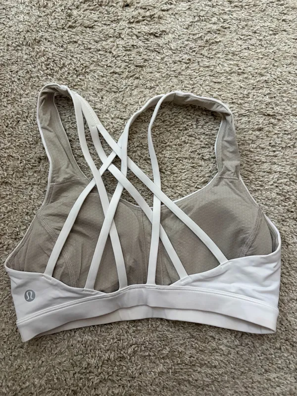 White Lululemon Sports Bra - Image 2