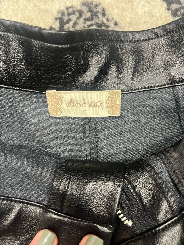 Alter’d state faux leather shorts - Image 3