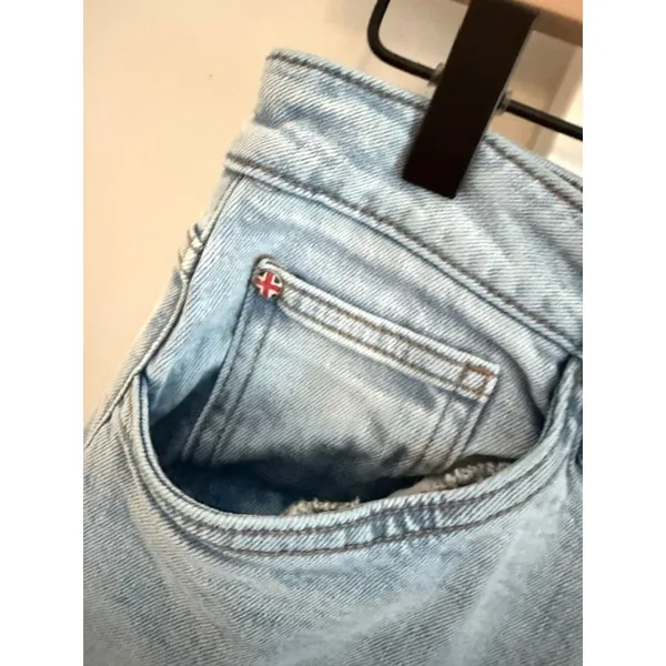Hudson Jolene Whip Smart High Rise Wide Leg Jeans Size 28 - Image 4