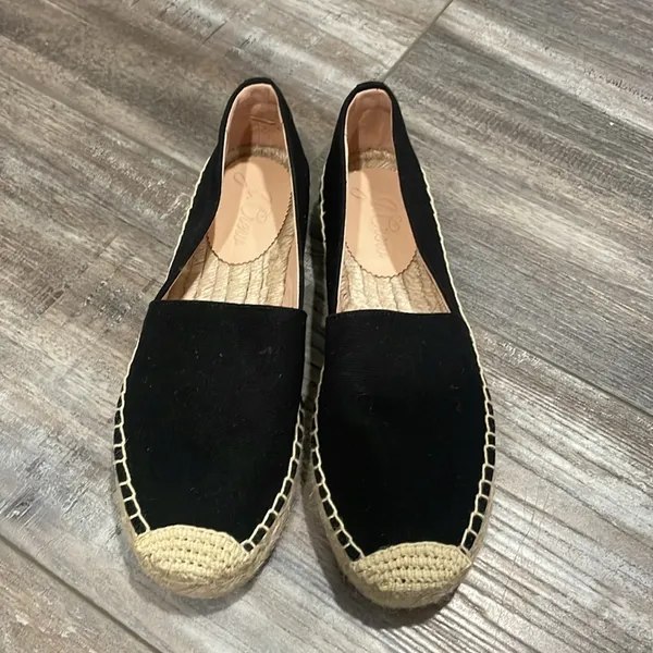 J. Crew | Made in Spain black flat espadrille 7.5 NEW - Image 5