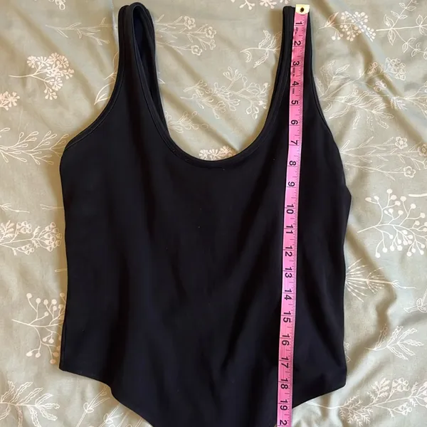 ASOS black scoop neck bodysuit Size 8 - Image 5