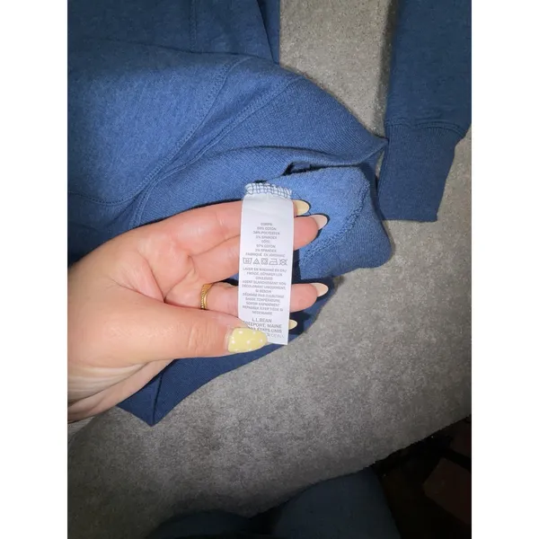 Women's L.L.Bean Cozy Pullover M Reg Blue Size M - Image 8