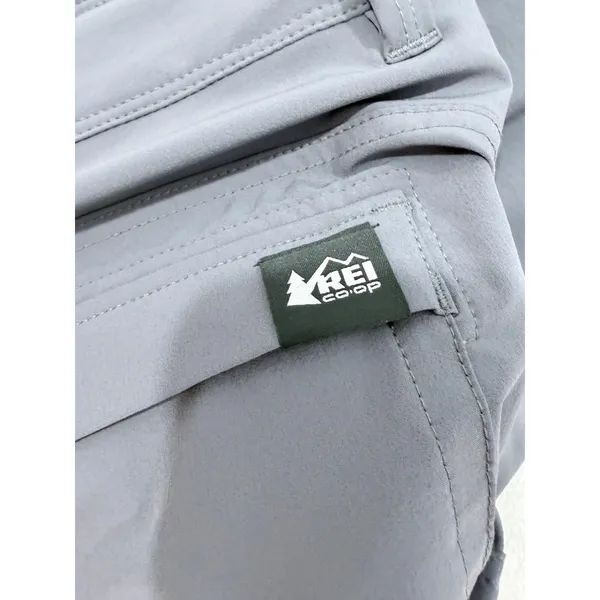 REI Co-op Savanna Trails Pants Womens 16 Petite Gray Hiking‎ Cargo Roll Up Hem - Image 11