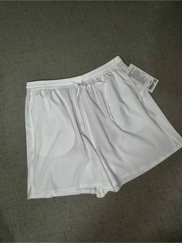 Lululemon Pace Rival High Rise Short Athletic Shorts White Size 12 NWT - Image 6