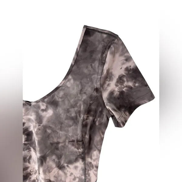 Lululemon Align T Shirt Diamond Dye Mink Bery Lunar Rock Shadow Grey Size 6 Nulu - Image 5