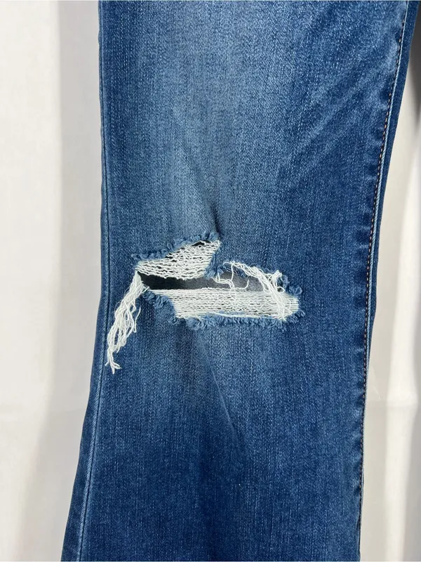 American Eagle Outfitters High-Rise‎ Flare Jeans - Medium Blue - Image 5