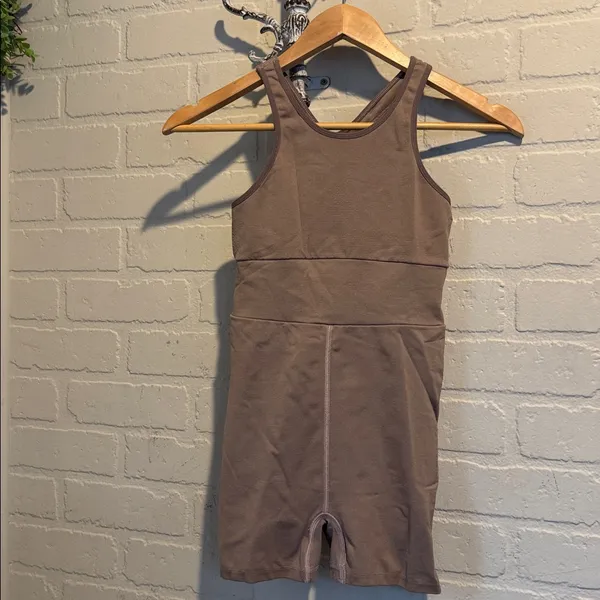 Free People Movement Every Single Time Runsie Size XS small taupe brown - Image 3