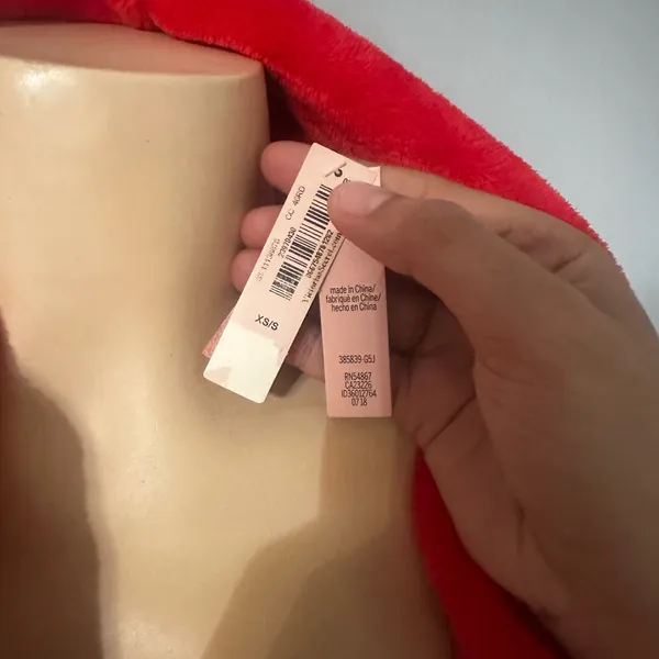Victoria's Secret red Plush Robe - Image 5