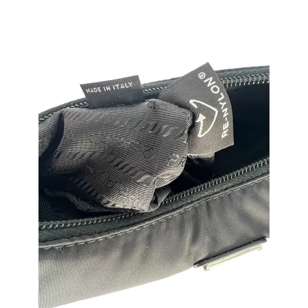 Prada Re-Edition 2000 Re-Nylon Mini‎ Shoulder Bag Black - Image 13