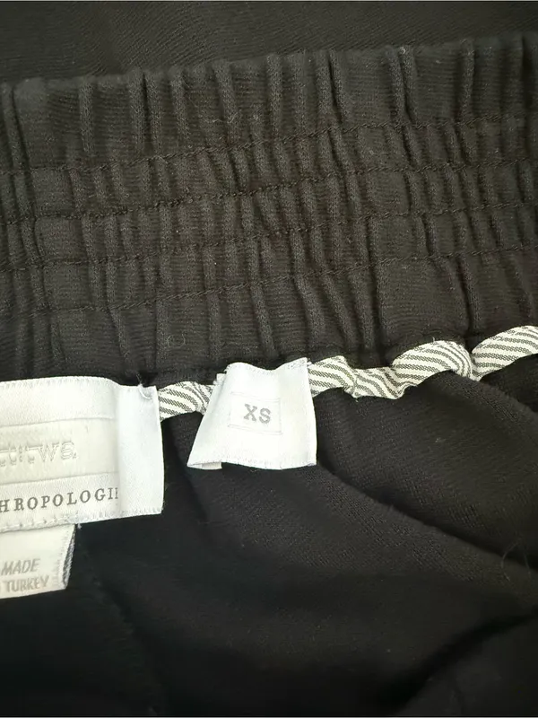 Anthropologie Ettawa Lucerne Wide Leg Pants Black XS - Image 13