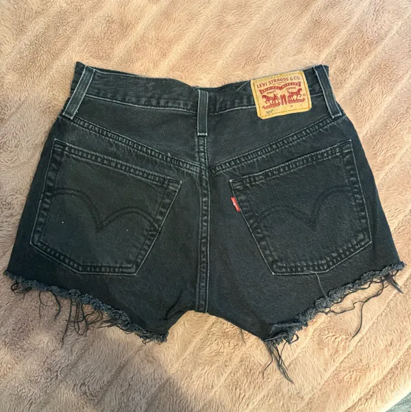 Black Levi’s Shorts 501 Denim - Image 4