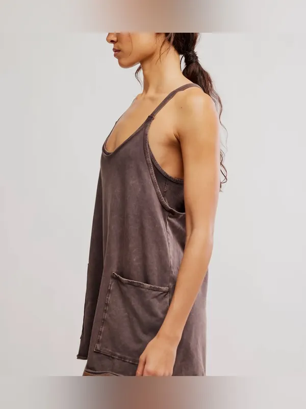 NWOT Free People FP Movement Hot Shot Mini Dress - Chocolate brown - Small - Image 5