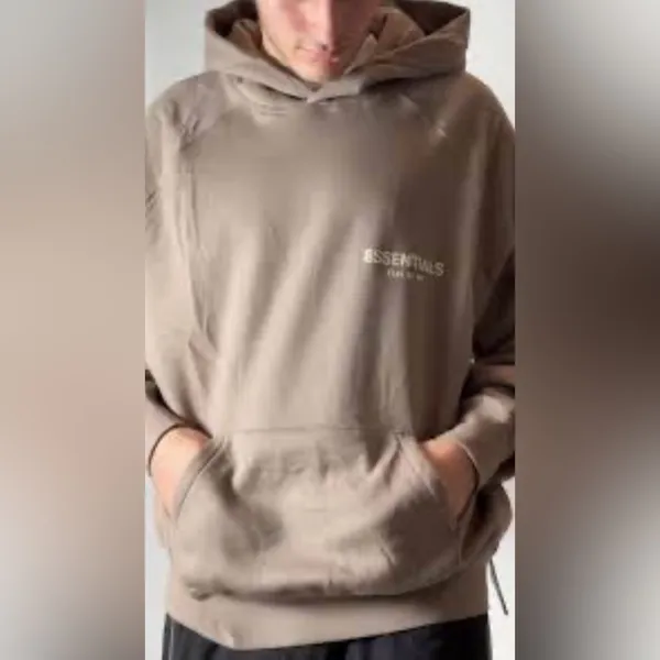 Essentials NWT Hoodie Sweatshirt Fear Of God in Desert Taup Size XS - Image 2