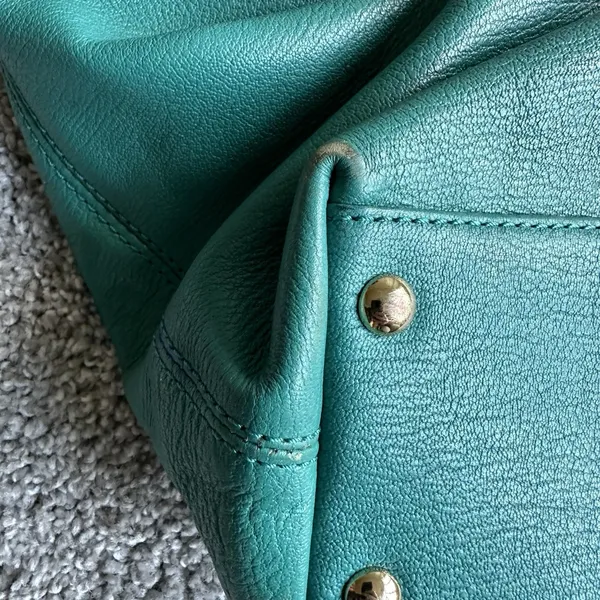 Michael Kors Tote Bag Teal‎ Gold - Image 5