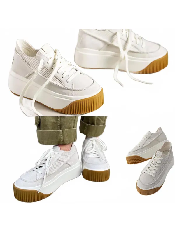UGG EZ-Duzzit Lace Up Platform Sneakers Mens 7.5 / Womens 9.5 / EU 40.5 - Image 2
