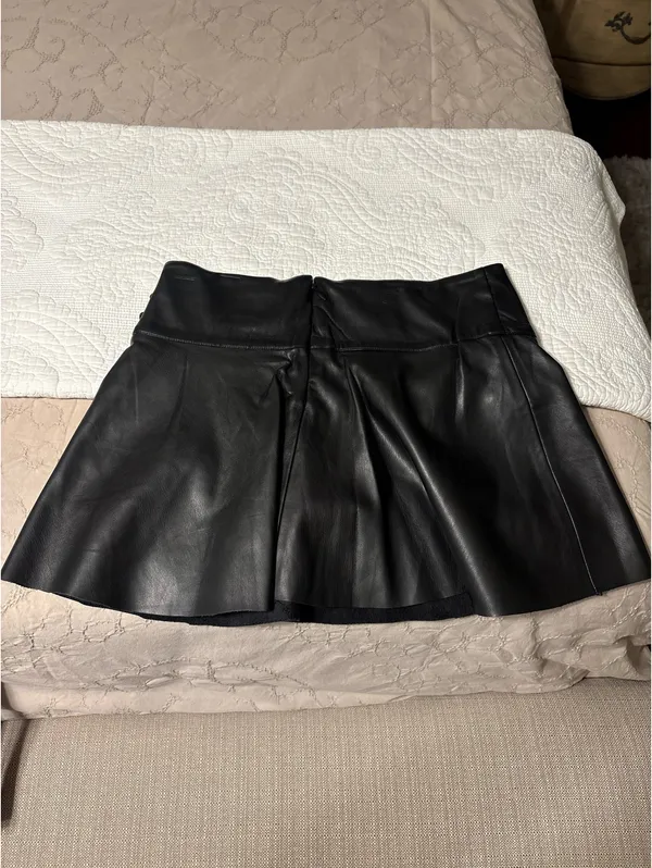 Leather Skirt WeWoreWhat Faux - Image 3