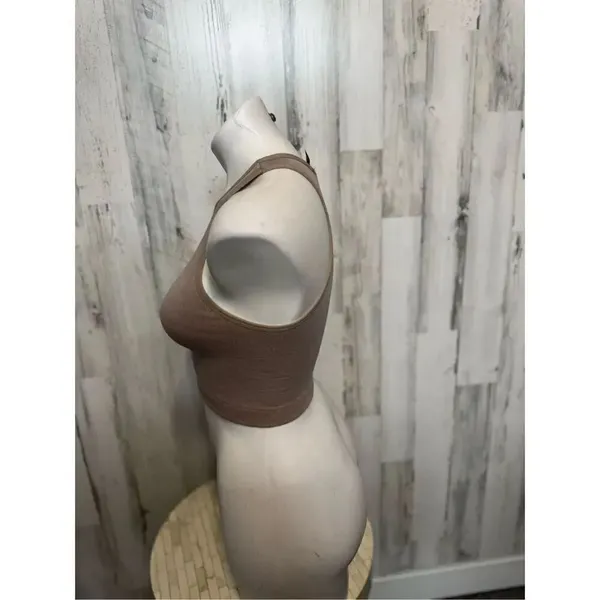 Essentials Brown crop top Brown - Image 2