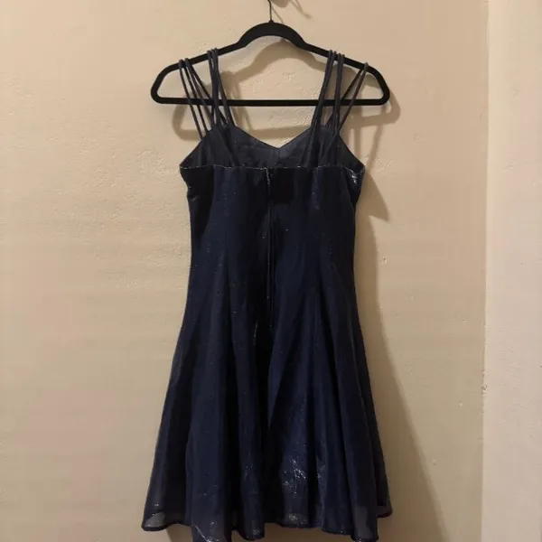 VTG Shimmer Mini Prom Dress - Image 3