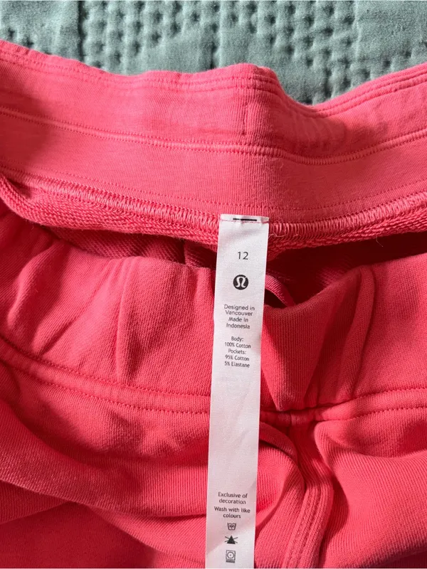 Lululemon Relaxed High-Rise Jogger Sweatpants Pink Size 12 - Image 5