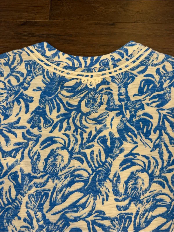 Lilly Pulitzer Kaia Knit Tunic Top in "Lobster On A Roll" Print - XS - C69-009 - Image 6