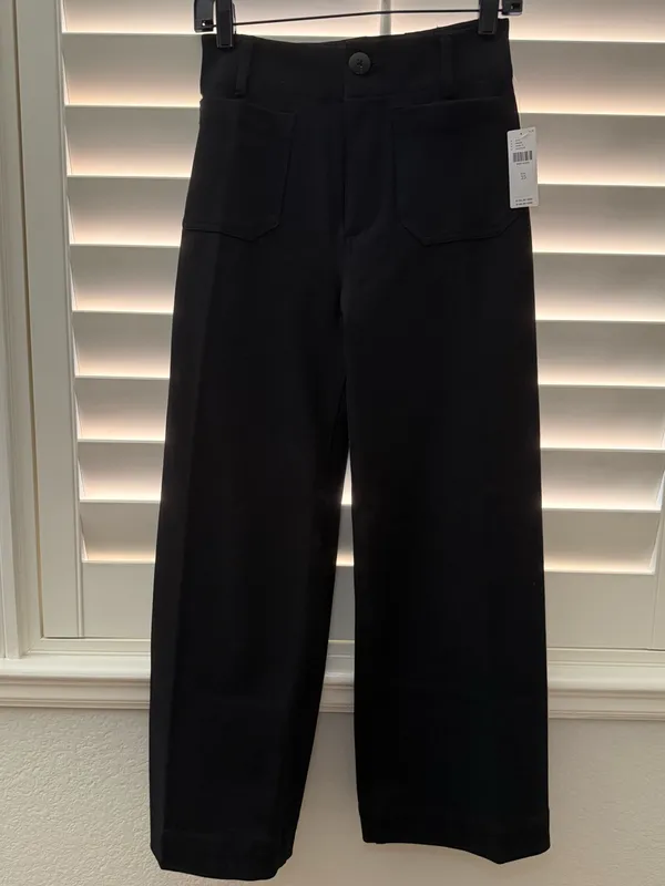 Anthropologie The Colette Ponte Crop Wide-Leg Pants by Maeve Size 25 - Image 2