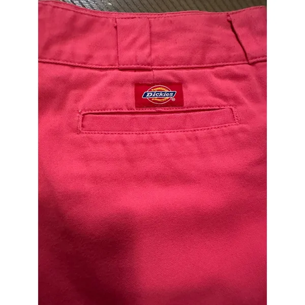 VINTAGE Y2K Dickies Girl Pink‎ Low-Rise Shorts - Made in USA - Image 3