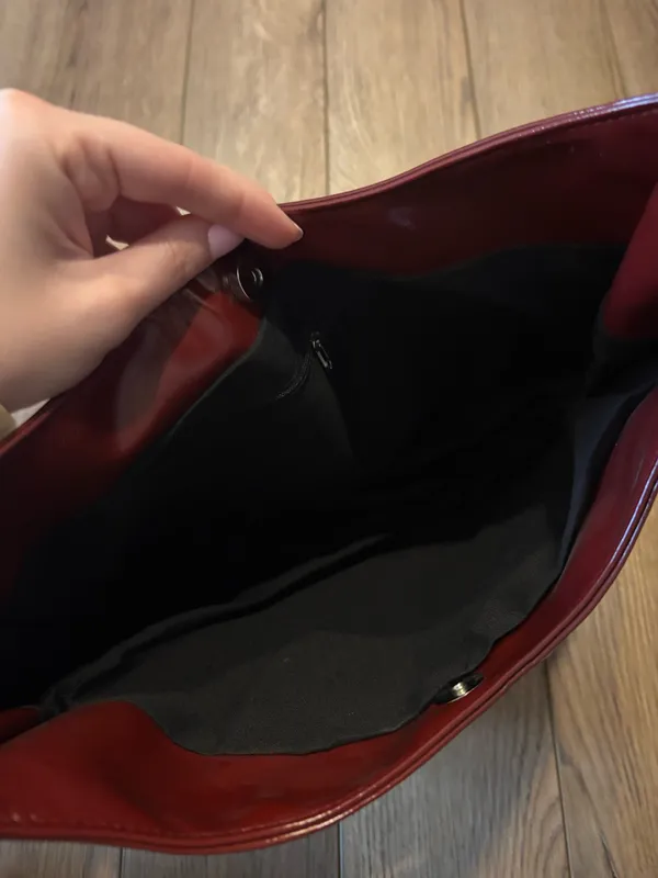 Maroon shoulder bag Red - Image 2