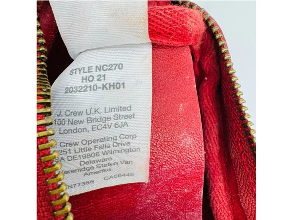 Madewell Red Italian Leather Crossbody Carabiner Bag - Image 9