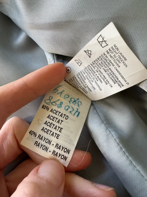 Vintage Anna Molinari Single Breasted Cashmere Wool Coat - Image 12