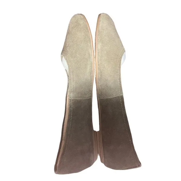 Violet & Red Ballet Flat Green Suede Leather
Shoes(Size 8.5M) - Image 5