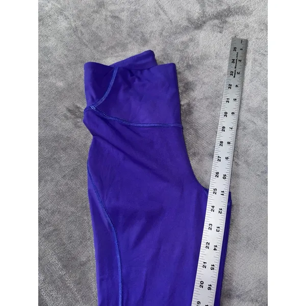 LULULEMON Wunder Under Purple Leggings Yoga‎ Athletic Pants Ankle Size 4 - Image 8