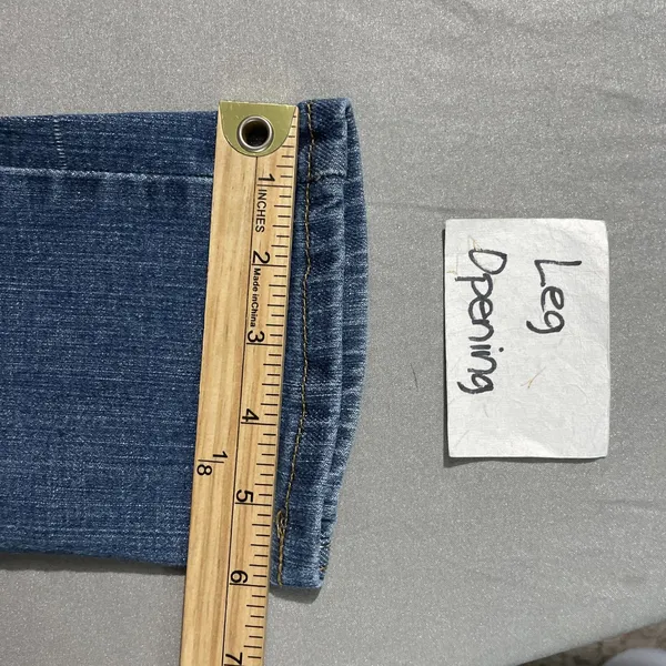 Levis Too Superlow 524 Jeans Size 9 Blue Denim 30X30 Slim Straight Cigarette - Image 12