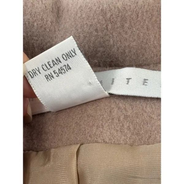 The Limited Wool Cashmere Blend Blazer Mauve Tan Single Button Jacket Size M‎ - Image 8