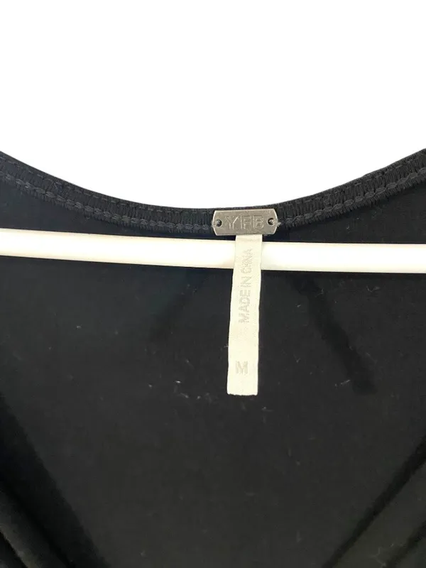 NS!!! Young Fabulous & Broke Jumpsuit Black Size M Minimalist Spring Vacation Ca - Image 3