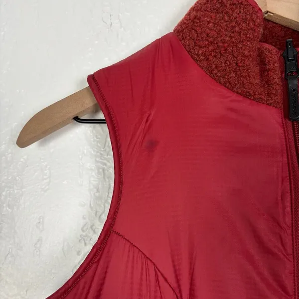 SmartWool Women's Anchor Line Reversible Sherpa Vest in Masala Size XS - Image 3