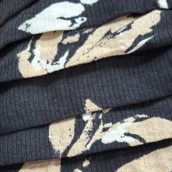 Blu Pepper Black and Cream Floral Dress - Image 8