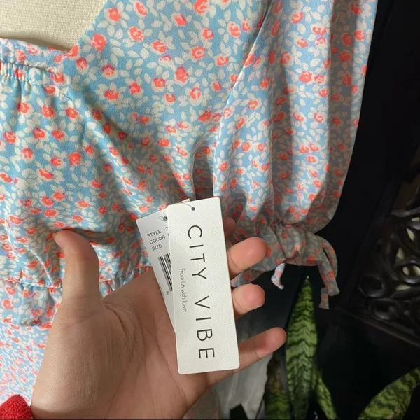 City Vibe Floral Print Baby Doll Dress - Image 3