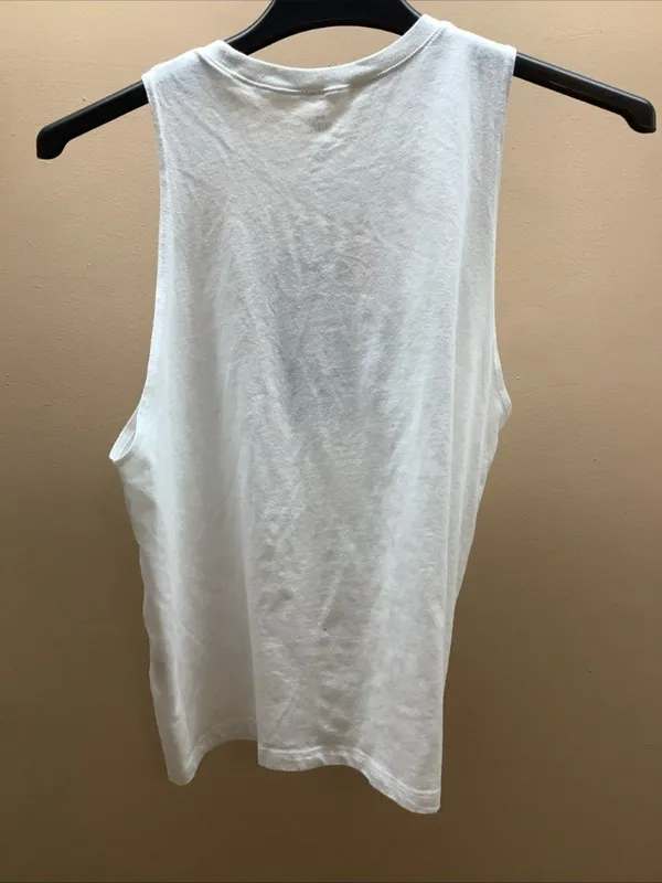 Under Armour Women’s Size Large White Sleeveless Top, Preloved - Image 3